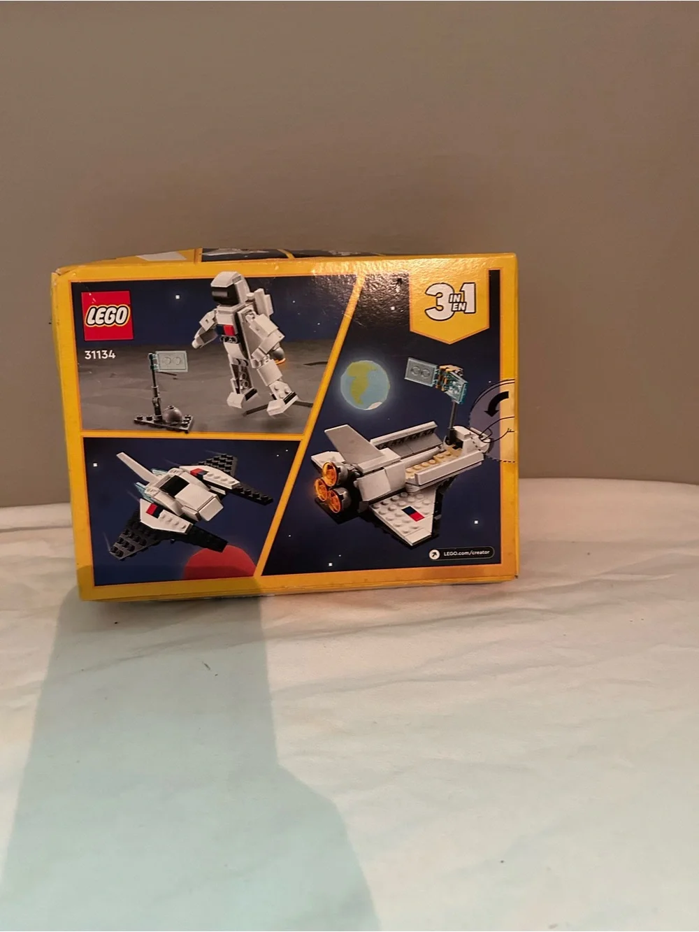 Lego Creator White and Black Space Shuttle Building Set